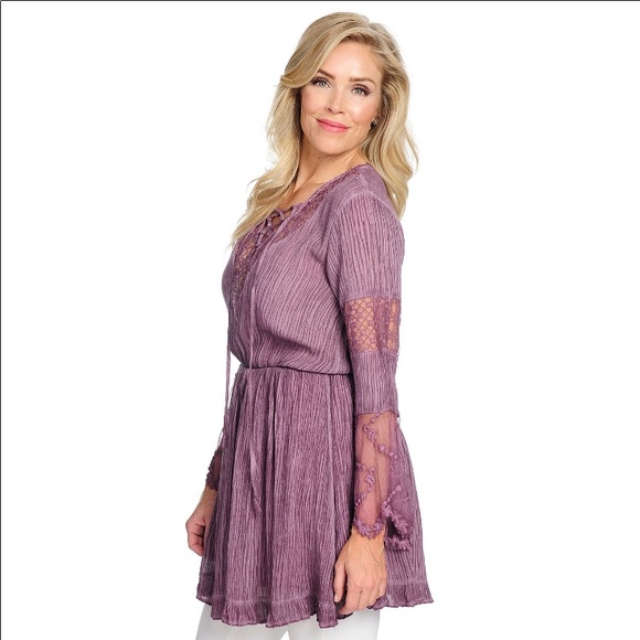 INDIGO THREAD CO.  DRESS OR TUNIC NEW - Picture 3 of 3